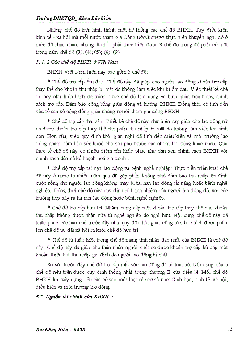 image for page Công tác thu của bảo hiểm xã hội hà tây, thực trạng và giải pháp