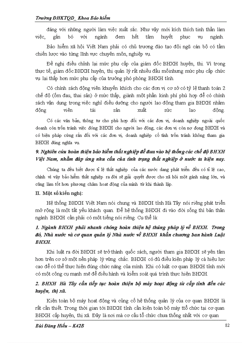 image for page Công tác thu của bảo hiểm xã hội hà tây, thực trạng và giải pháp