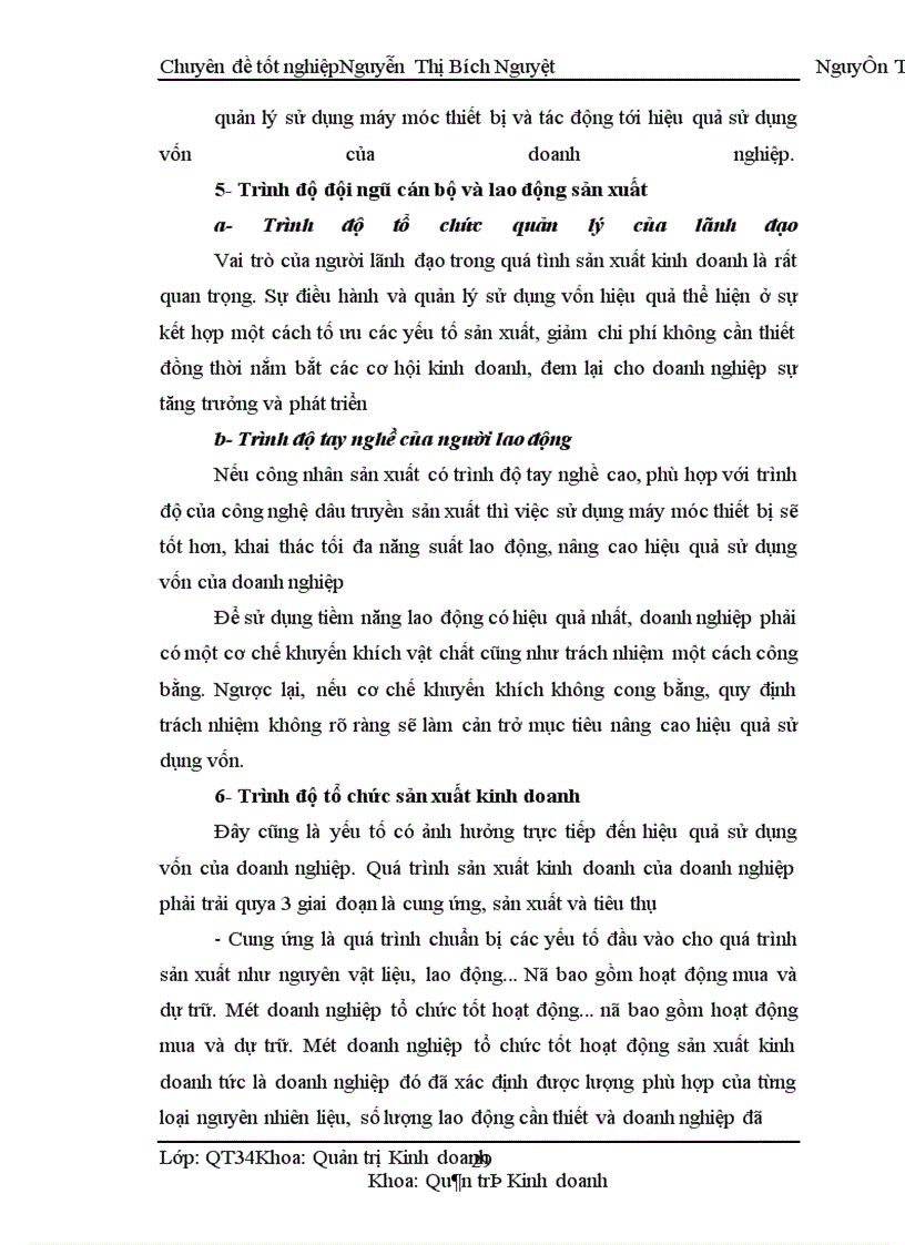 image for page Một số biện pháp nhằm nâng cao sử dụng vốn có hiệu quả tại Công ty cổ phần sản xuất và thương mại Tây Sơn