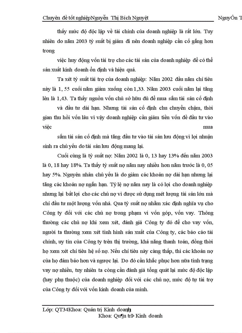 image for page Một số biện pháp nhằm nâng cao sử dụng vốn có hiệu quả tại Công ty cổ phần sản xuất và thương mại Tây Sơn