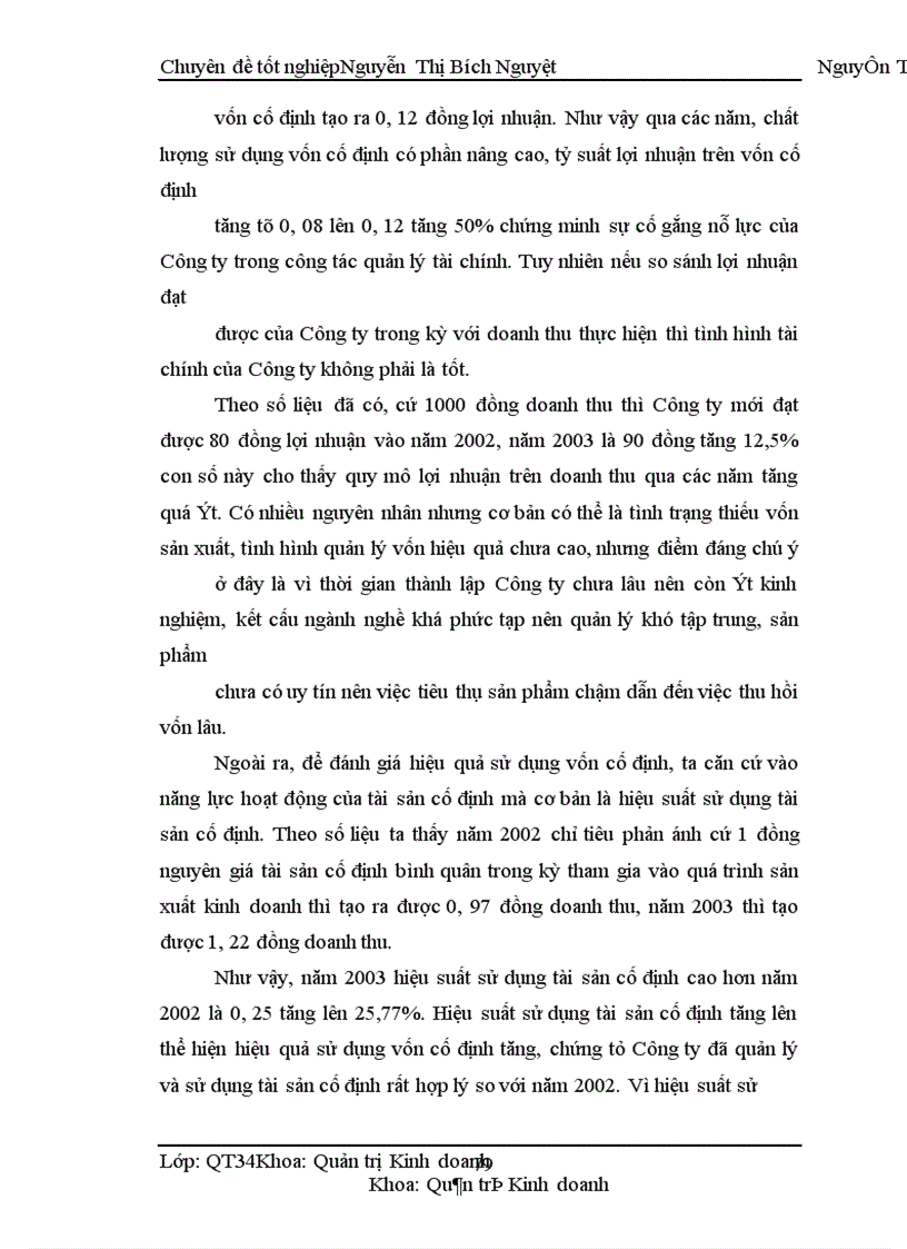 image for page Một số biện pháp nhằm nâng cao sử dụng vốn có hiệu quả tại Công ty cổ phần sản xuất và thương mại Tây Sơn