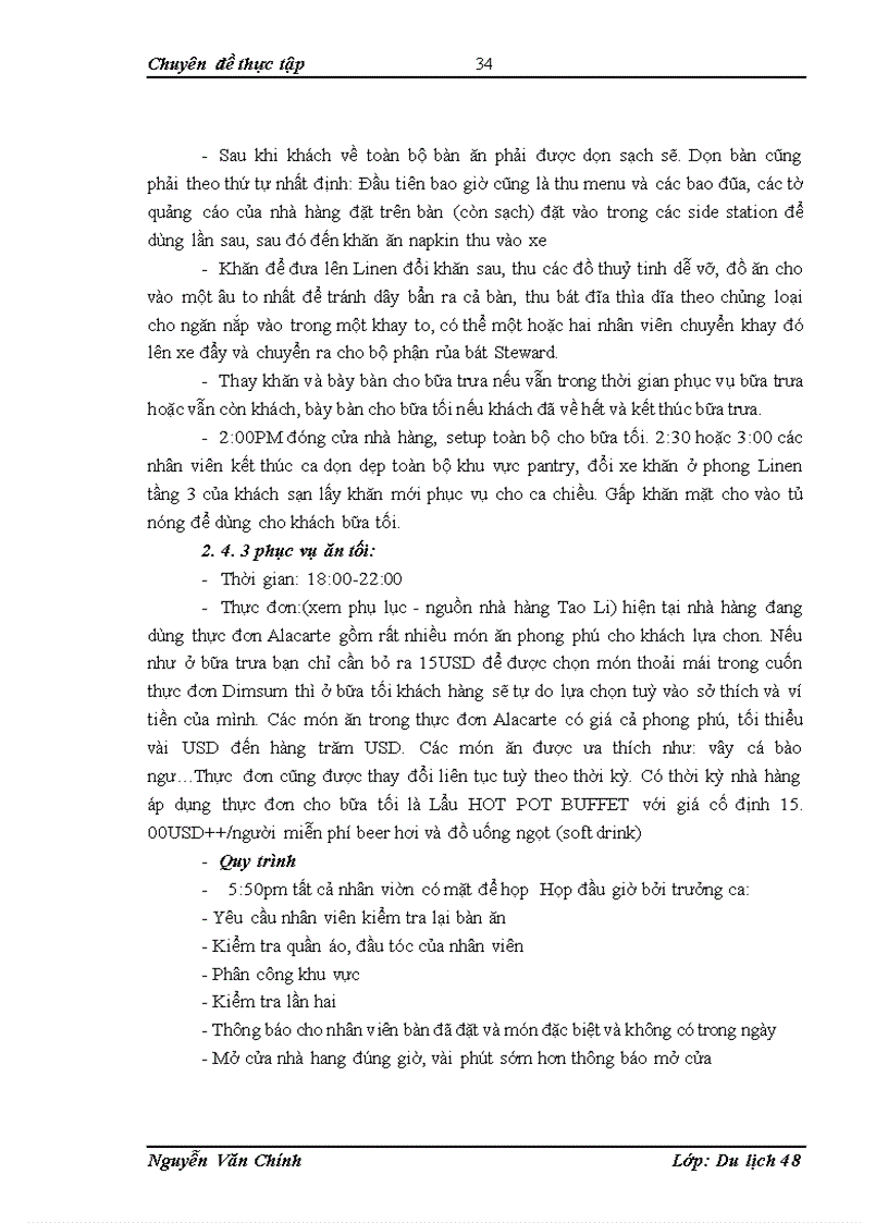 image for page Chất lượng dịch vụ của nhà hàng TaoLi – khách sạn Nikko Hà Nội