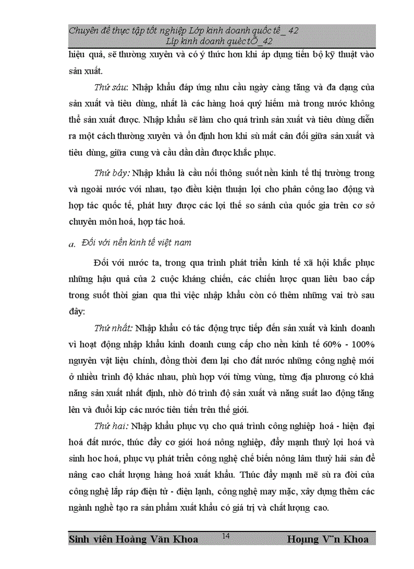 image for page Những giải pháp nhằm nâng cao hiệu quả nhập khẩu ở công ty VTHH&VT.