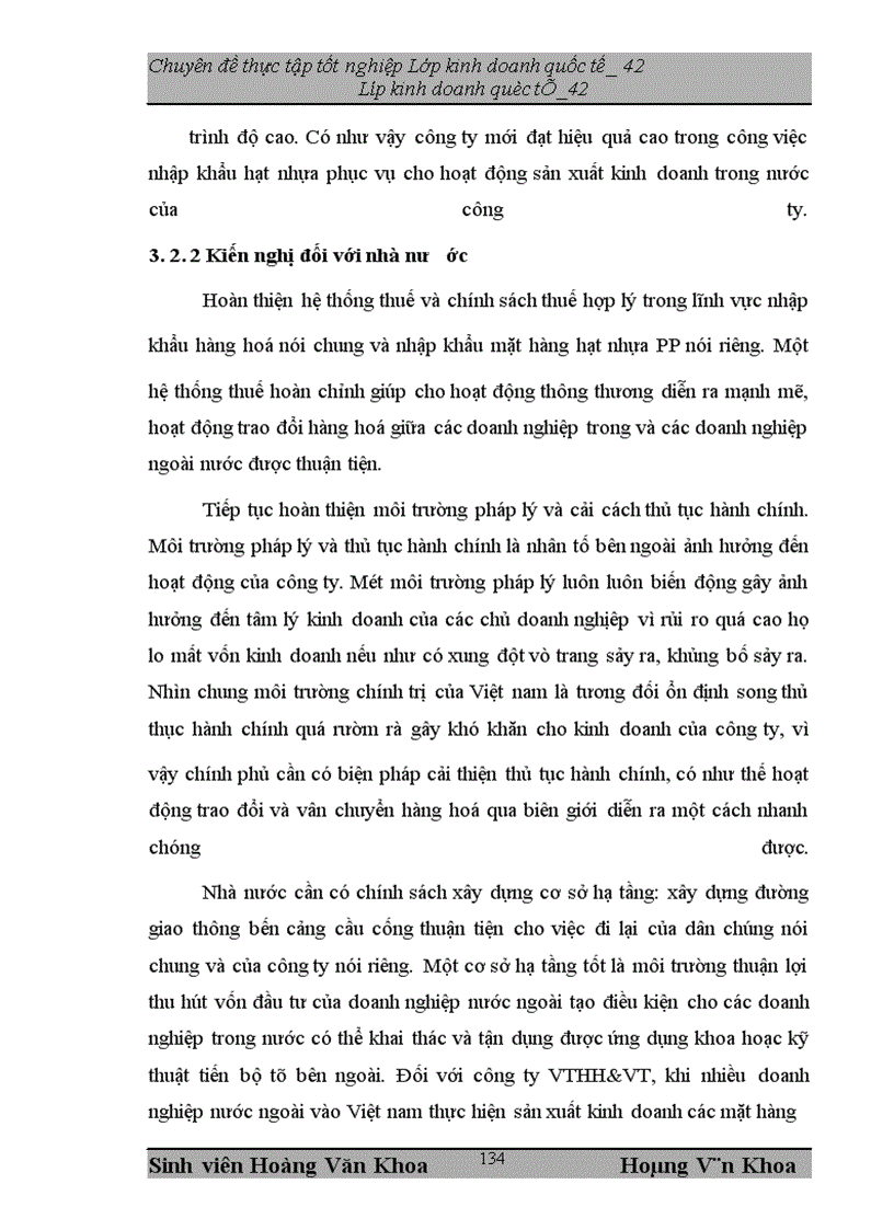 image for page Những giải pháp nhằm nâng cao hiệu quả nhập khẩu ở công ty VTHH&VT.