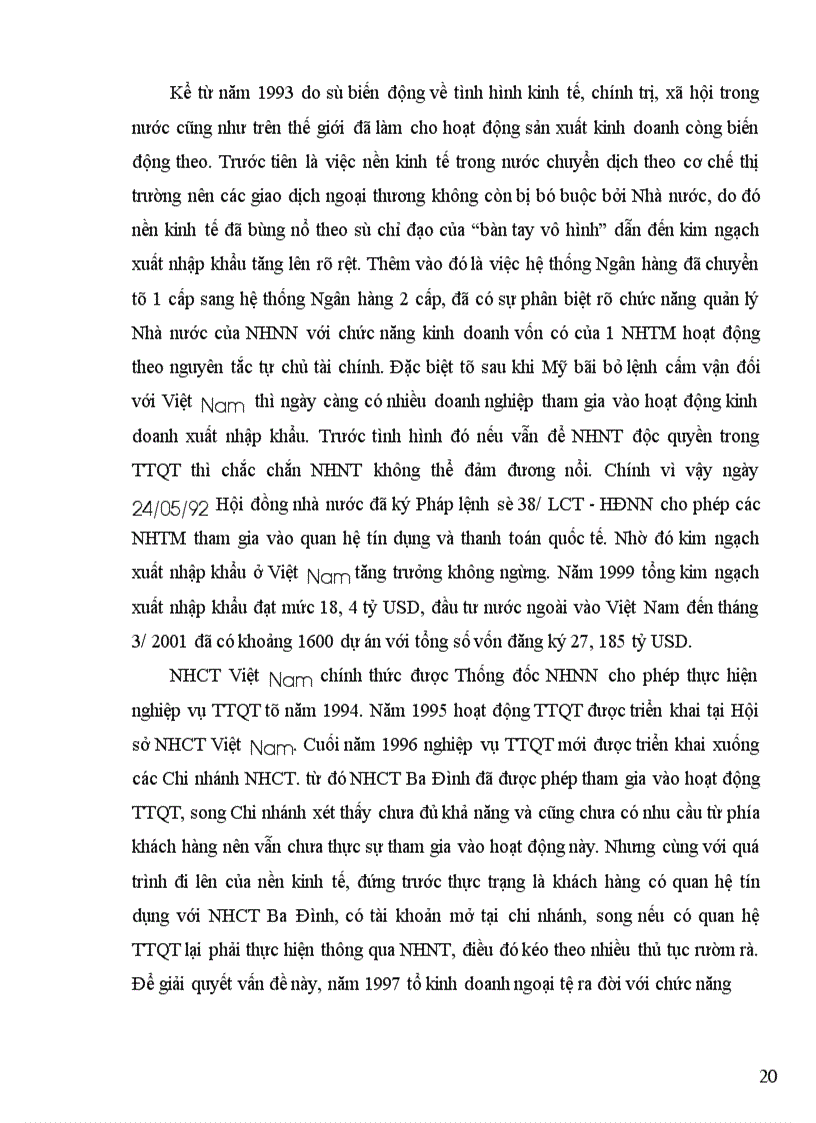 image for page Hoạt động thanh toán quốc tế tại Việt Nam