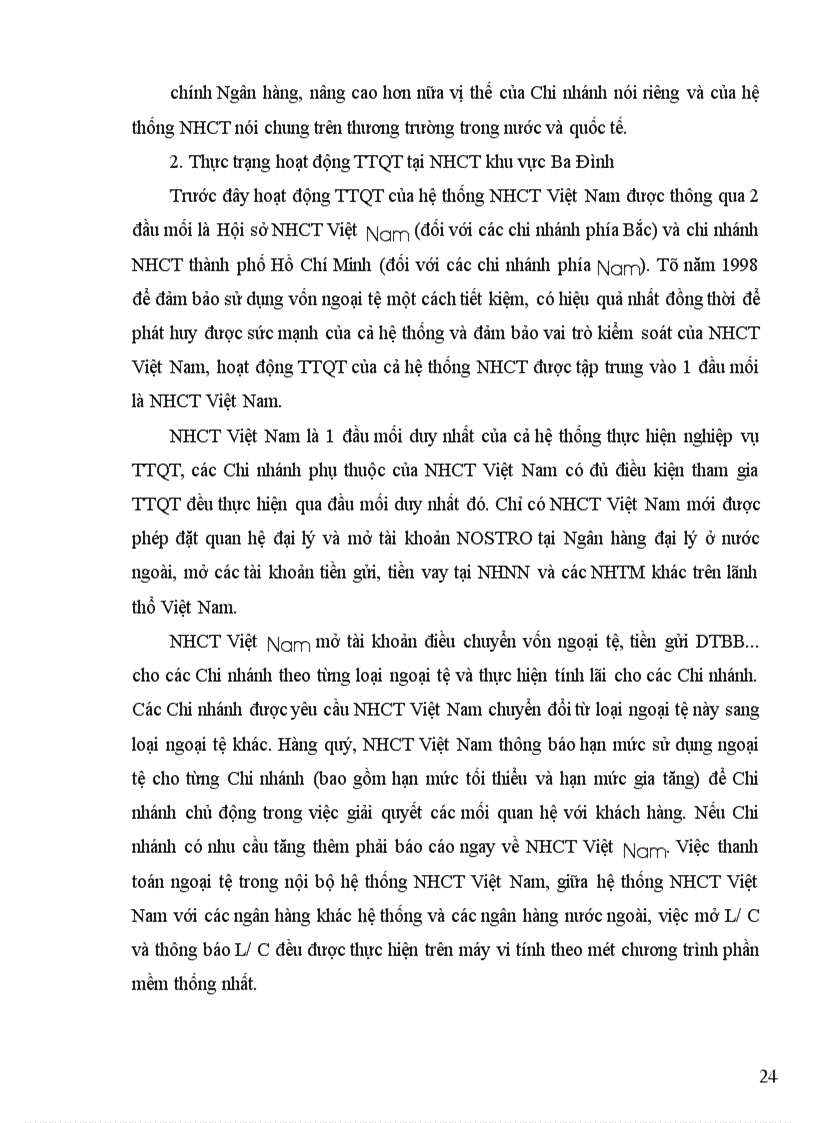 image for page Hoạt động thanh toán quốc tế tại Việt Nam