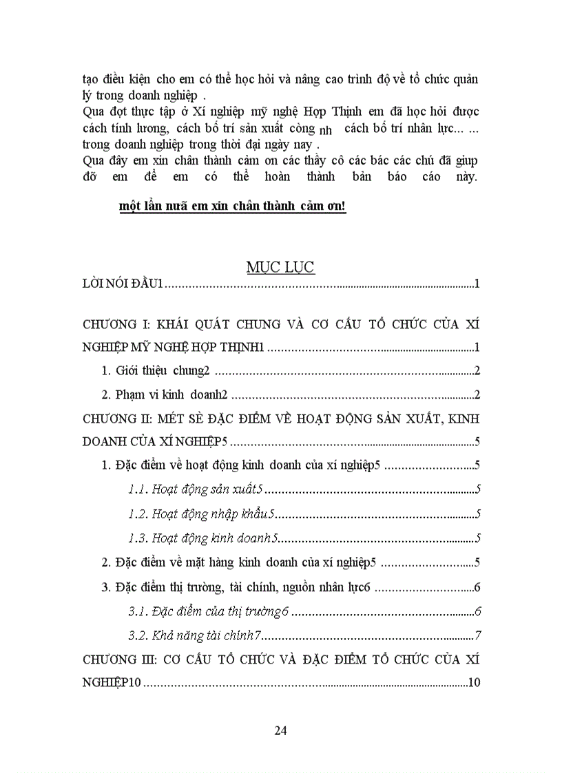 image for page Báo cáo thực tập tại Xí nghiệp mỹ nghệ Hợp Thịnh