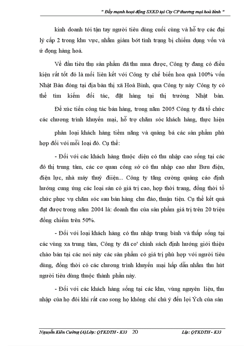 image for page Đẩy mạnh hoạt động sản xuất kinh doanh tại Công cổ phần Thương mại Hoà bình