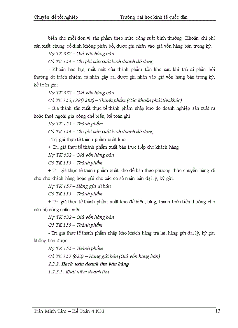 image for page Hoàn thiện hạch toán toán tiêu thụ thành phẩm & xác định kết quả tiêu thụ tại Công ty Chế biến và Kinh doanh than Hà Nội
