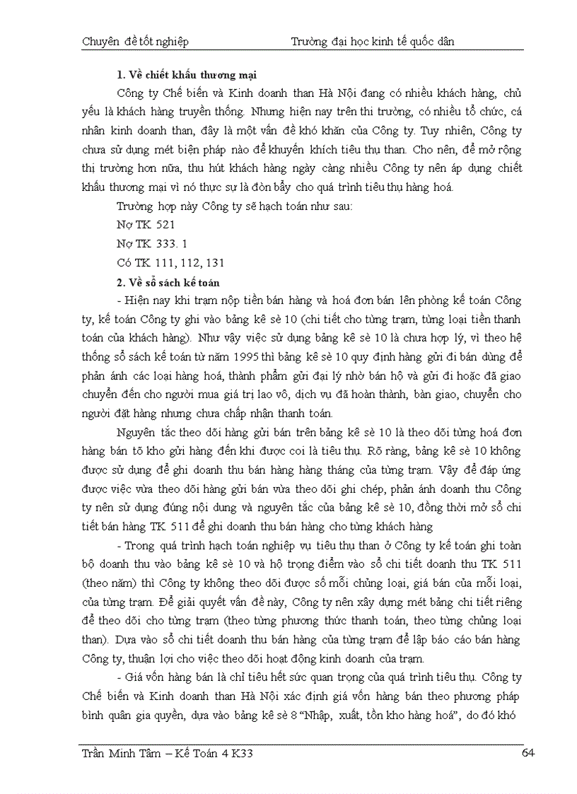 image for page Hoàn thiện hạch toán toán tiêu thụ thành phẩm & xác định kết quả tiêu thụ tại Công ty Chế biến và Kinh doanh than Hà Nội
