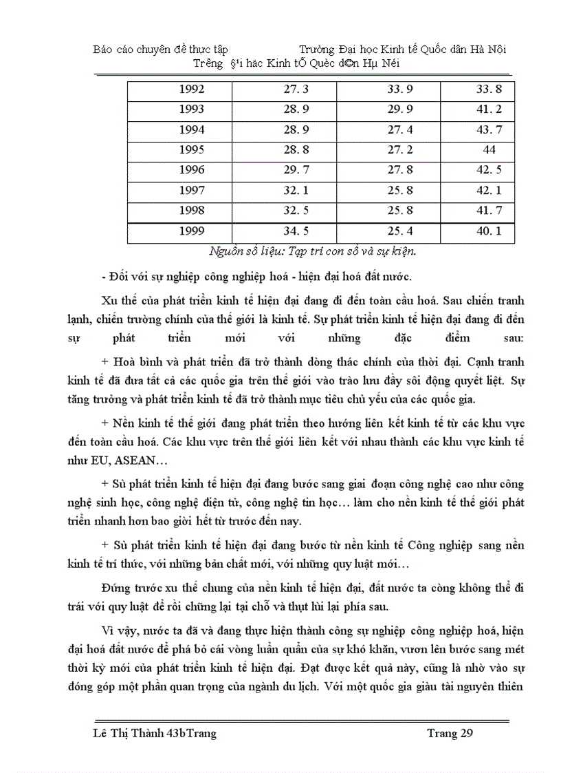 image for page Nghiên cứu thống kê khách du lịch quốc tế vào Việt Nam thời kỳ 1990 -2004 và dự đoán đến năm 2007