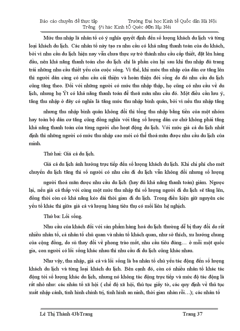 image for page Nghiên cứu thống kê khách du lịch quốc tế vào Việt Nam thời kỳ 1990 -2004 và dự đoán đến năm 2007