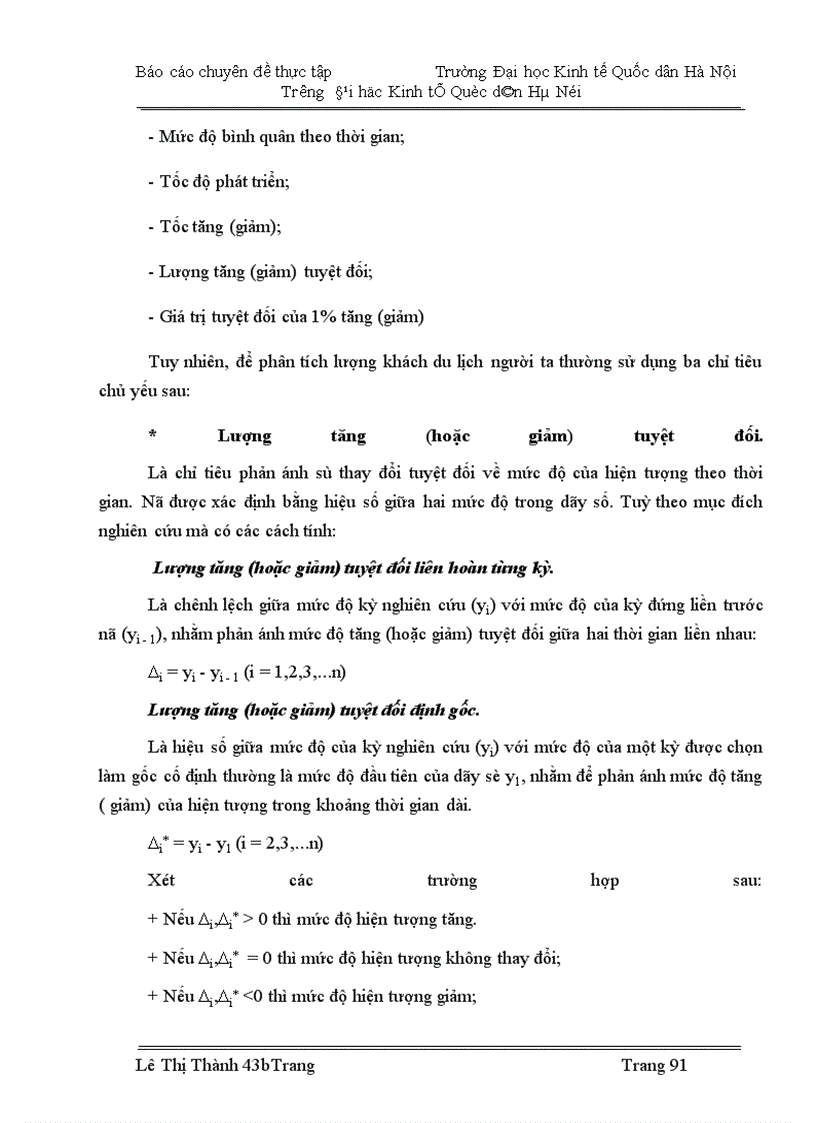 image for page Nghiên cứu thống kê khách du lịch quốc tế vào Việt Nam thời kỳ 1990 -2004 và dự đoán đến năm 2007