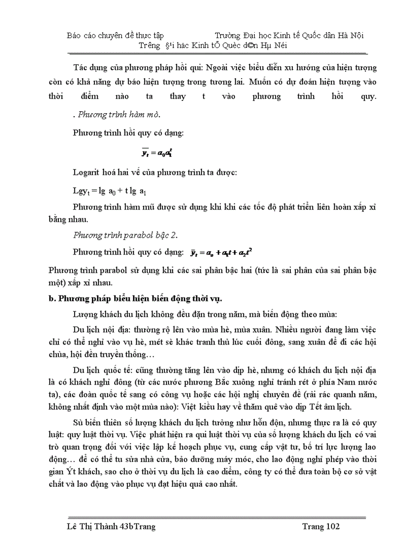 image for page Nghiên cứu thống kê khách du lịch quốc tế vào Việt Nam thời kỳ 1990 -2004 và dự đoán đến năm 2007