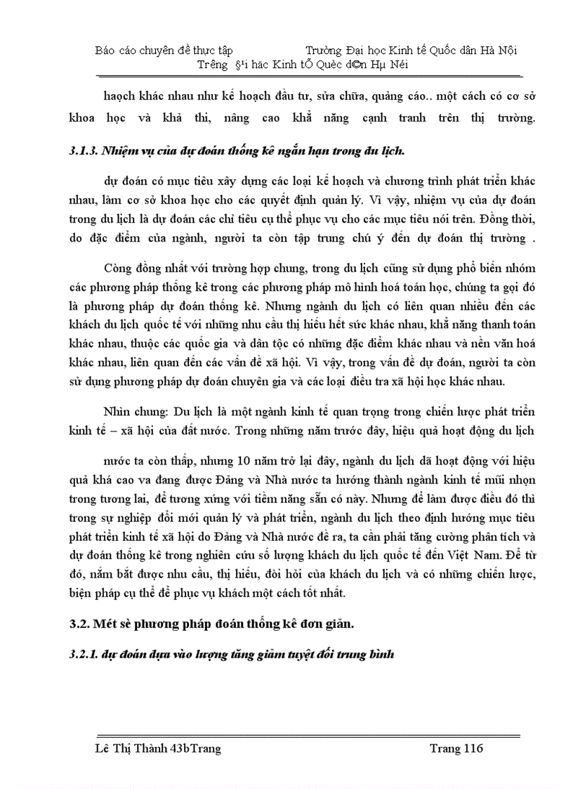 image for page Nghiên cứu thống kê khách du lịch quốc tế vào Việt Nam thời kỳ 1990 -2004 và dự đoán đến năm 2007