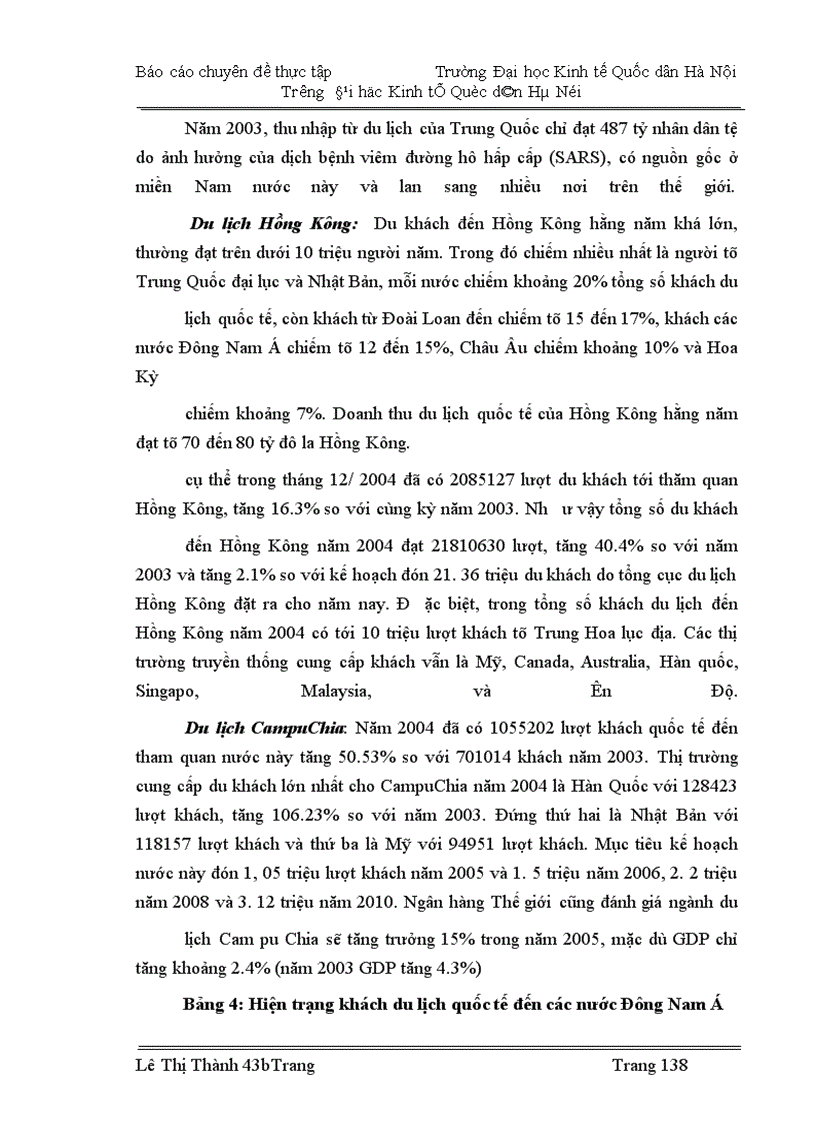 image for page Nghiên cứu thống kê khách du lịch quốc tế vào Việt Nam thời kỳ 1990 -2004 và dự đoán đến năm 2007
