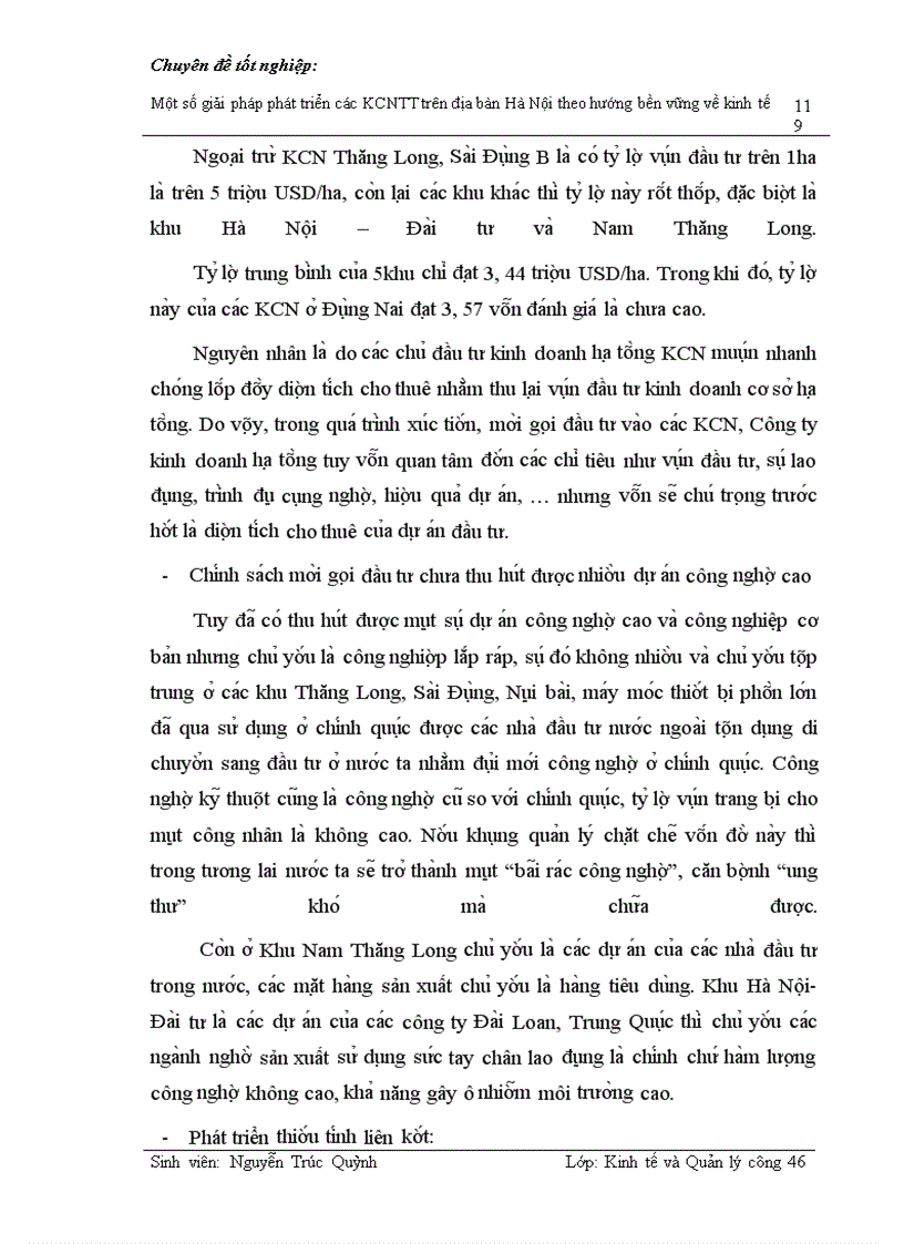 image for page Một số giải pháp phát triển các KCNTT trên địa bàn Hà Nội theo hướng bền vững về kinh tế