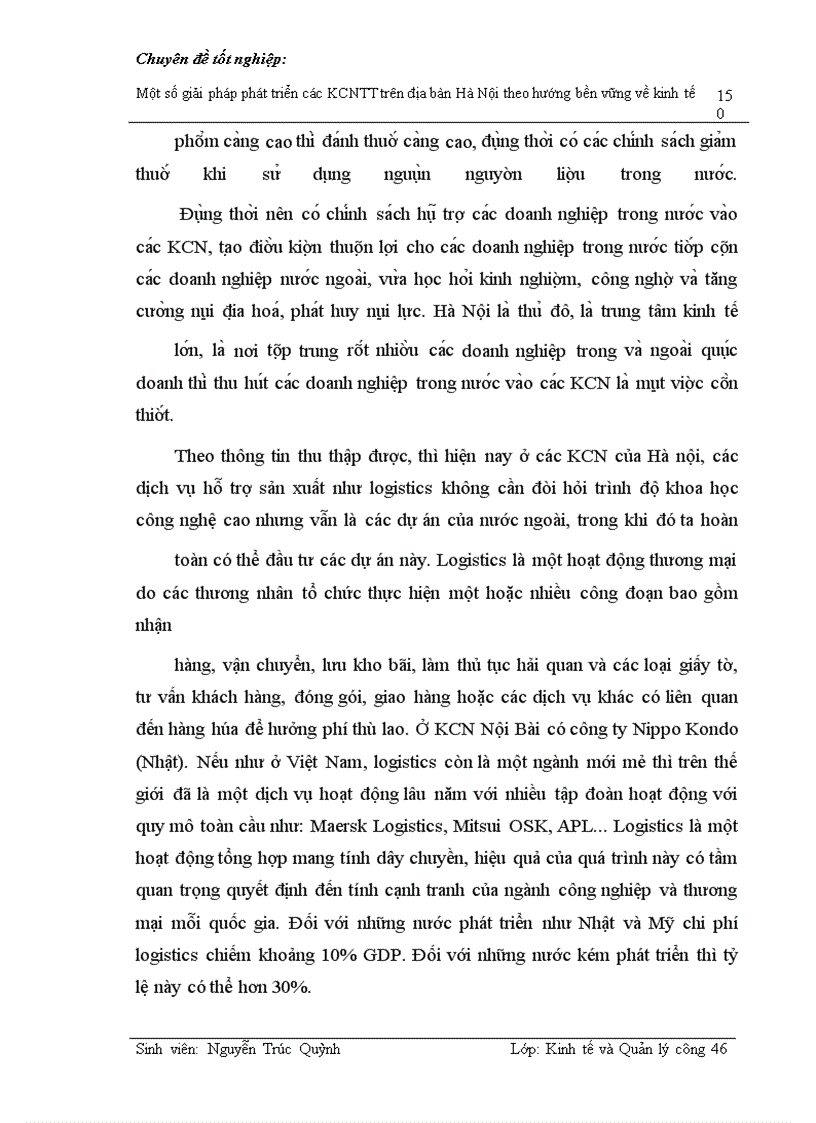 image for page Một số giải pháp phát triển các KCNTT trên địa bàn Hà Nội theo hướng bền vững về kinh tế
