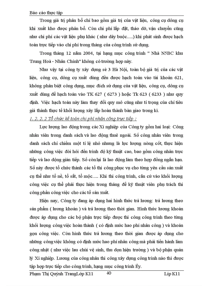 image for page Tìm hiểu công tác hạch toán chi phí sản xuất và tính giá thành sản phẩm công trình xây lắp tại công ty xây dựng số 3