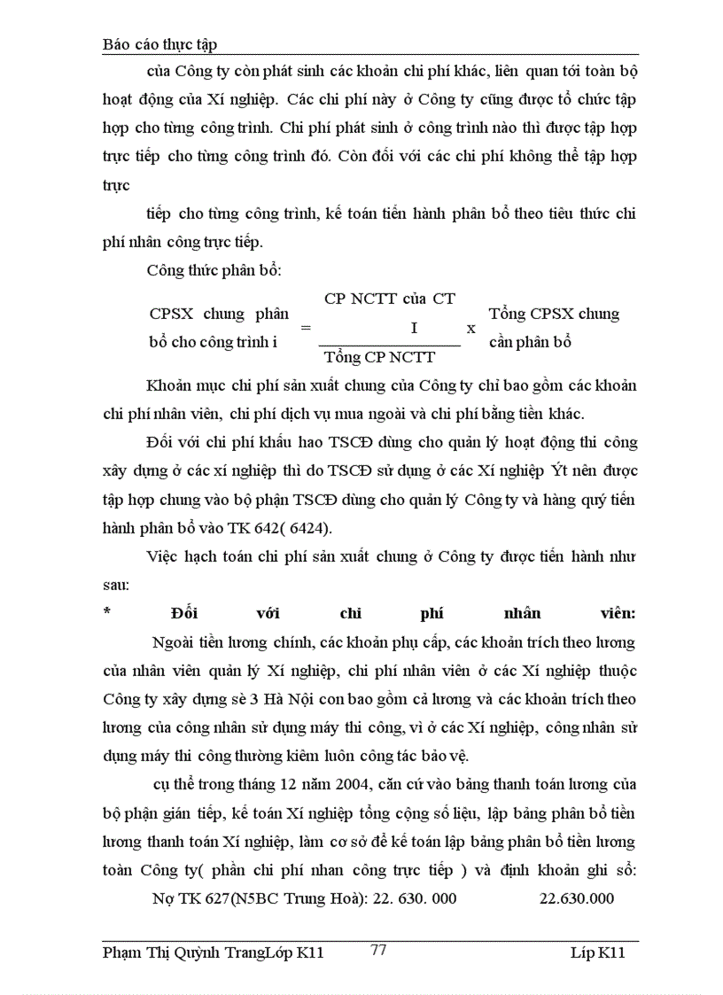 image for page Tìm hiểu công tác hạch toán chi phí sản xuất và tính giá thành sản phẩm công trình xây lắp tại công ty xây dựng số 3