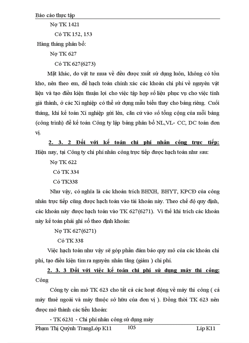 image for page Tìm hiểu công tác hạch toán chi phí sản xuất và tính giá thành sản phẩm công trình xây lắp tại công ty xây dựng số 3