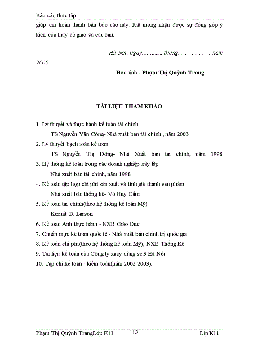 image for page Tìm hiểu công tác hạch toán chi phí sản xuất và tính giá thành sản phẩm công trình xây lắp tại công ty xây dựng số 3