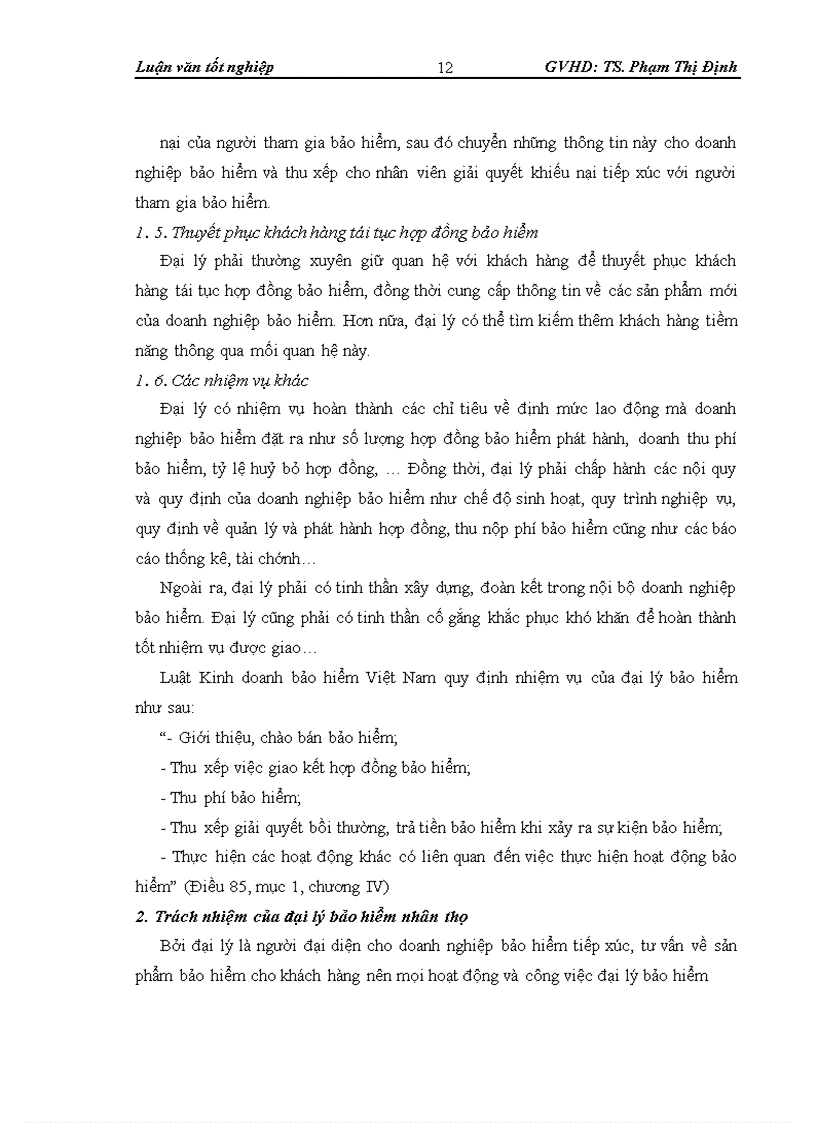 image for page Thực trạng hoạt động của Đại lý bảo hiểm nhân thọ tại Bảo Việt Nhân thọ Hà Nội