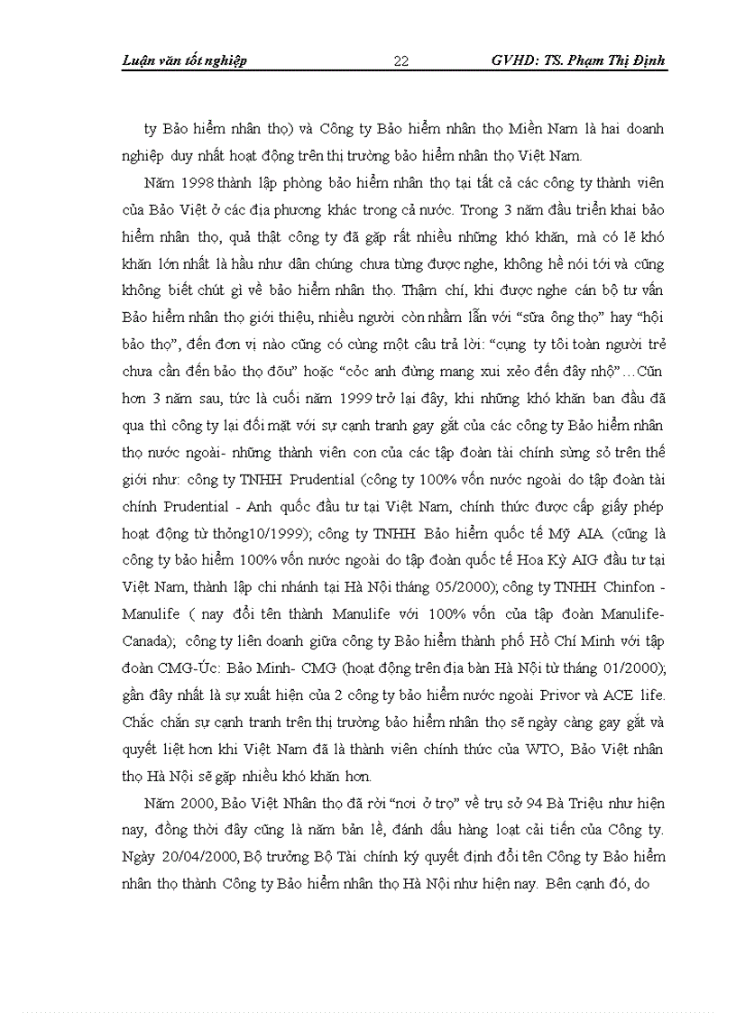 image for page Thực trạng hoạt động của Đại lý bảo hiểm nhân thọ tại Bảo Việt Nhân thọ Hà Nội
