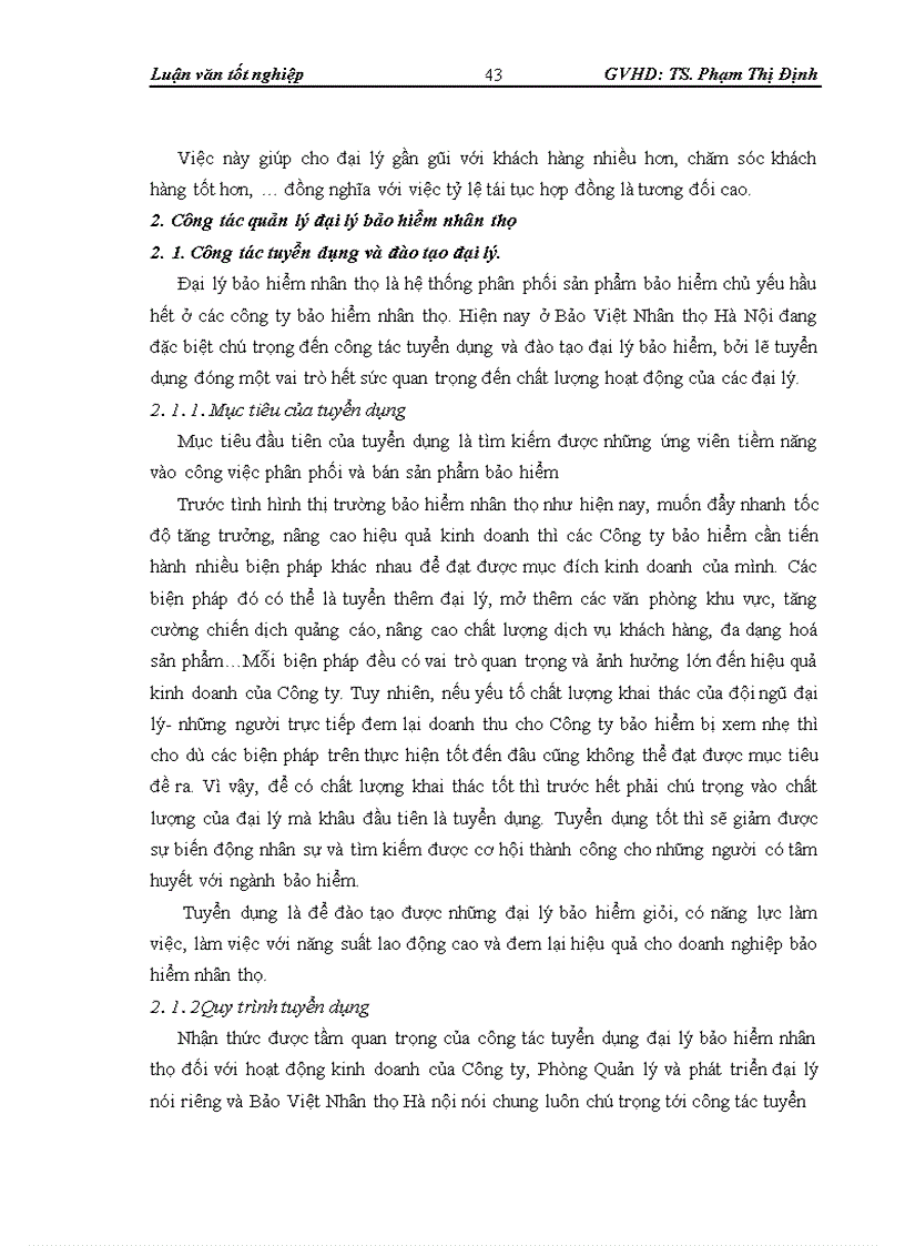image for page Thực trạng hoạt động của Đại lý bảo hiểm nhân thọ tại Bảo Việt Nhân thọ Hà Nội