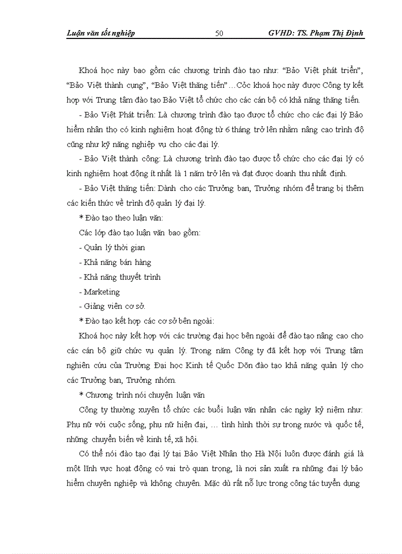 image for page Thực trạng hoạt động của Đại lý bảo hiểm nhân thọ tại Bảo Việt Nhân thọ Hà Nội