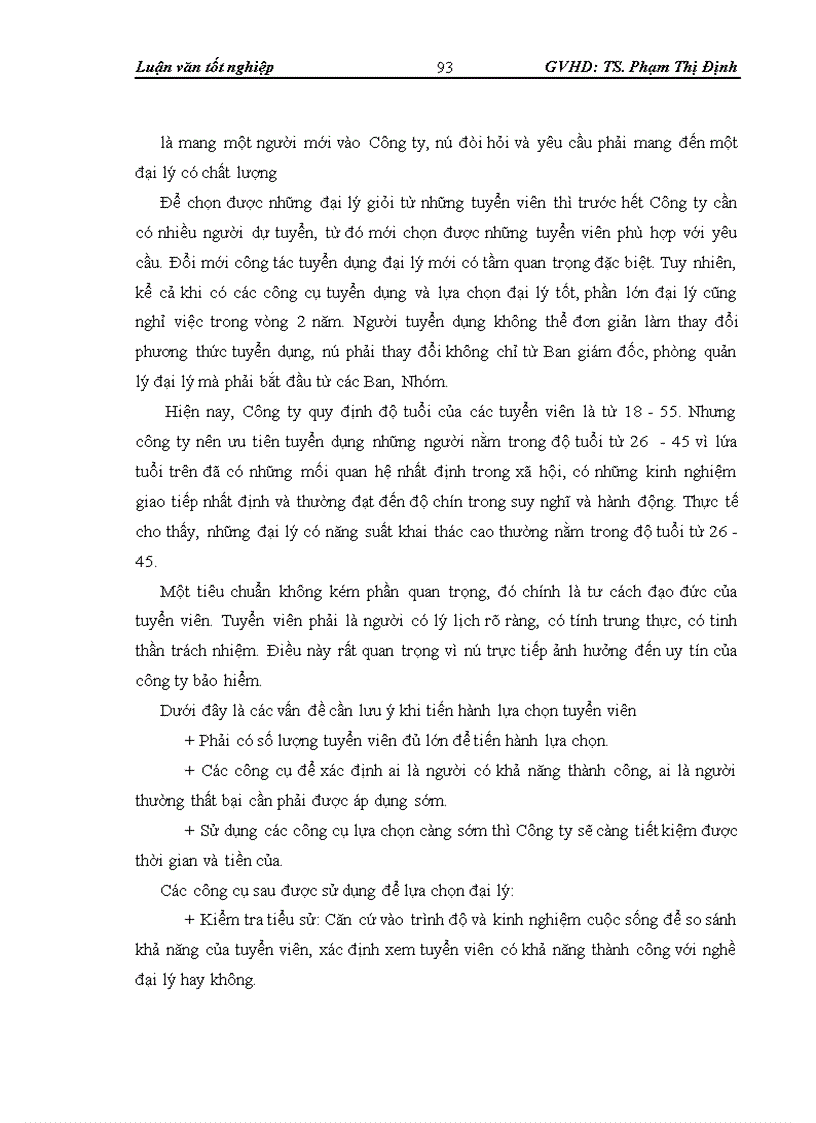 image for page Thực trạng hoạt động của Đại lý bảo hiểm nhân thọ tại Bảo Việt Nhân thọ Hà Nội