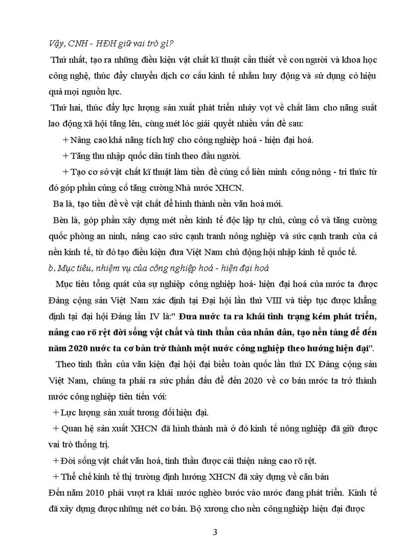 image for page Công nghiệp hoá - hiện đại hoá