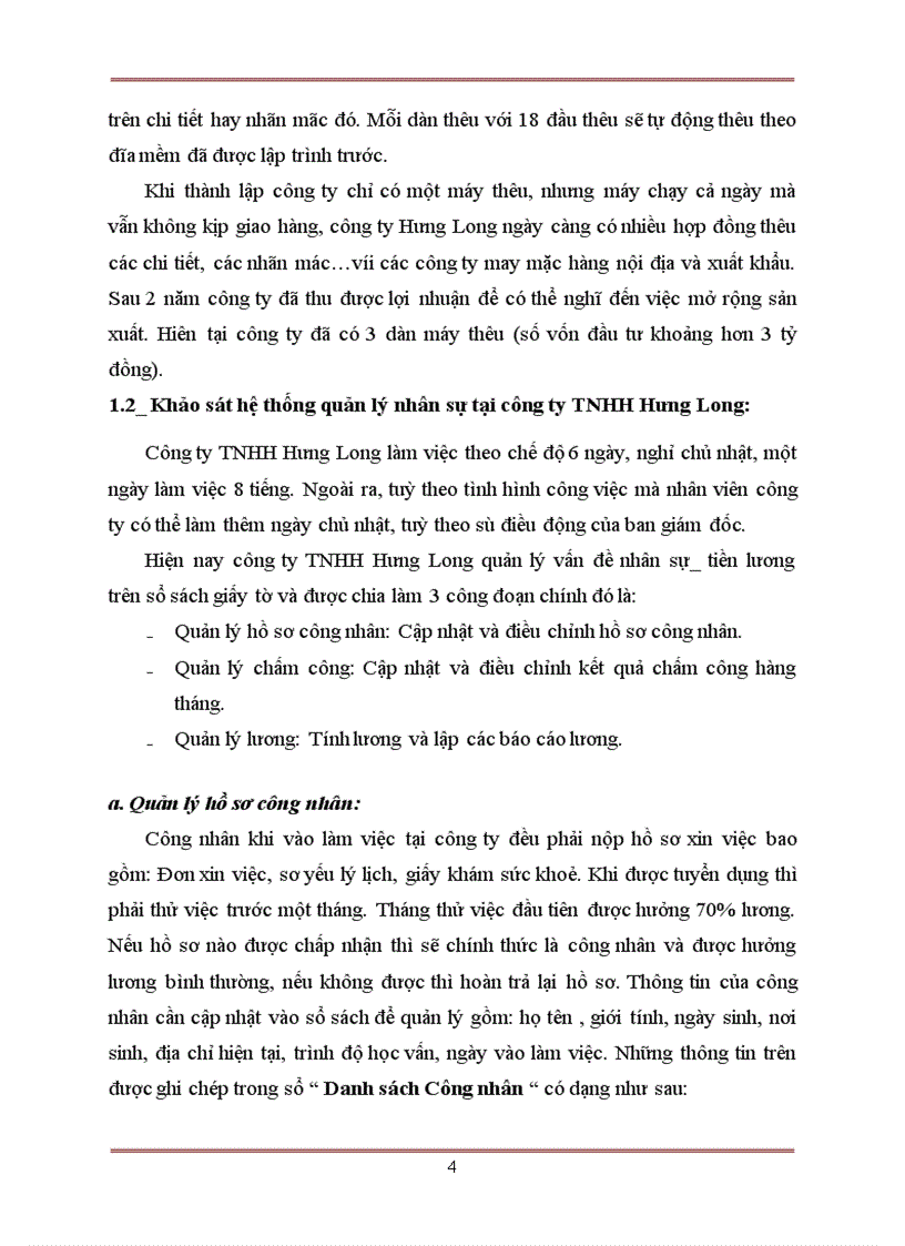 image for page Phân tích và thiết kế thống thông tin quản lý nhân sự tại công ty TNHH Hưng Long -