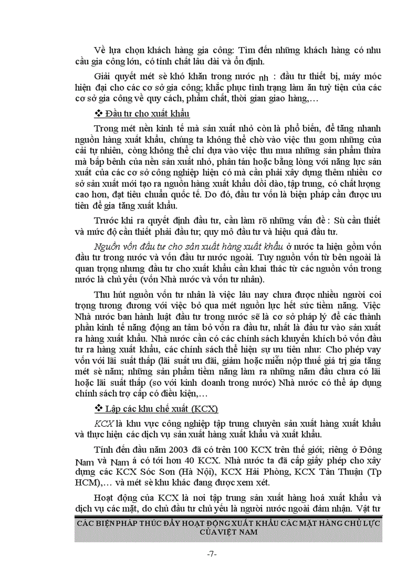 image for page Các biện pháp thúc đẩy hoạt động xuất khẩu các mặt hàng chủ lực ở Việt Nam