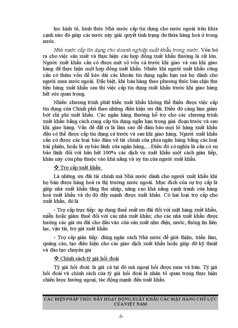 image for page Các biện pháp thúc đẩy hoạt động xuất khẩu các mặt hàng chủ lực ở Việt Nam