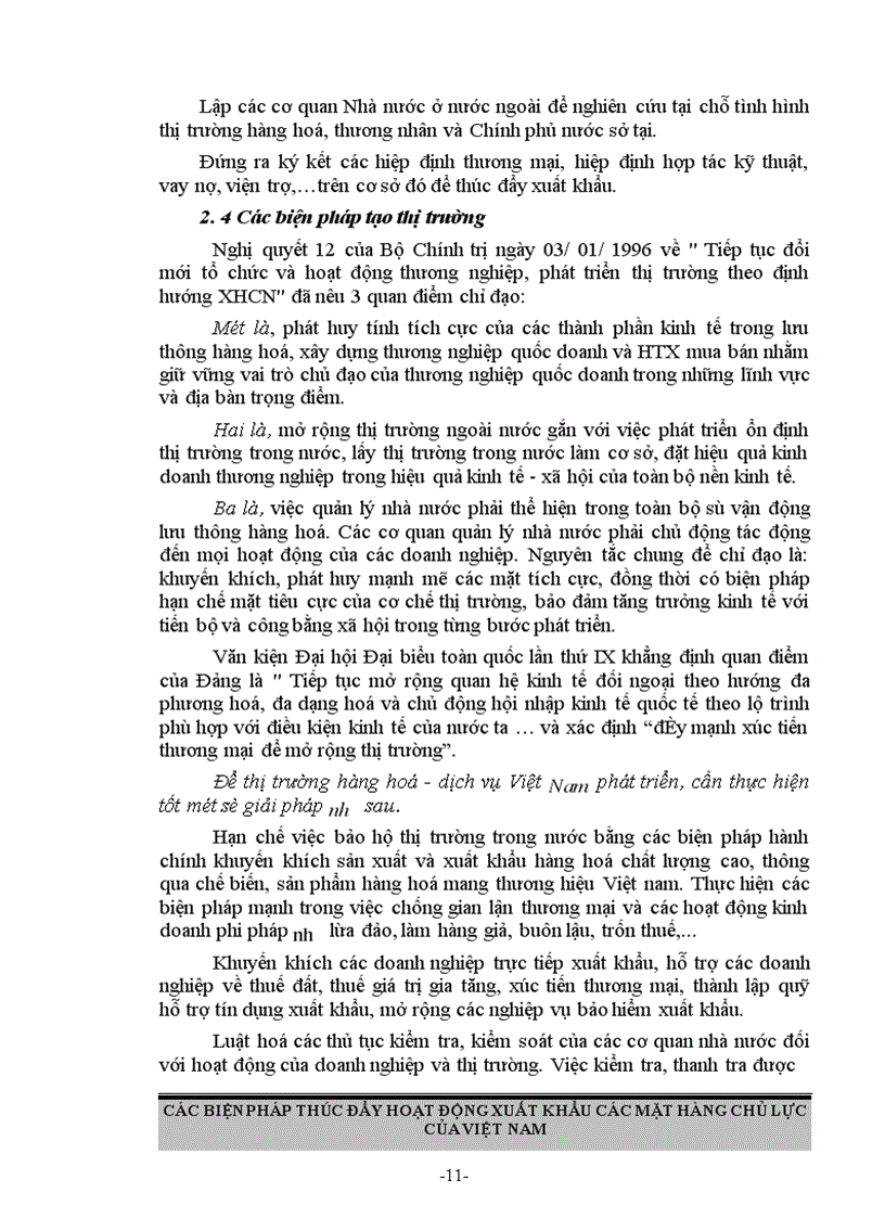 image for page Các biện pháp thúc đẩy hoạt động xuất khẩu các mặt hàng chủ lực ở Việt Nam