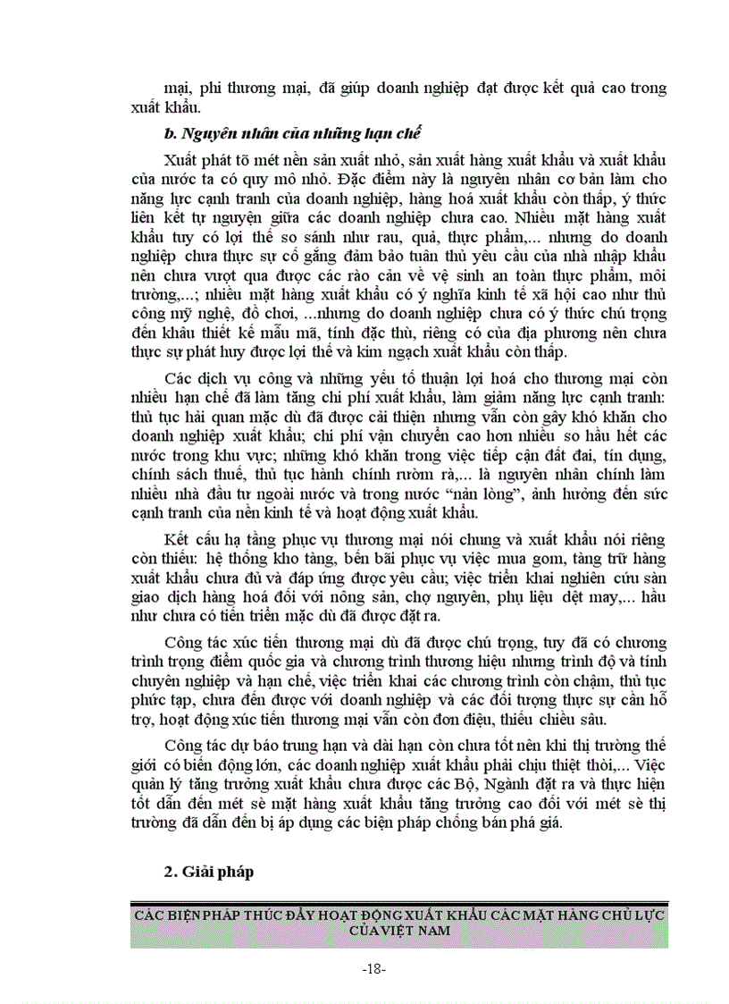 image for page Các biện pháp thúc đẩy hoạt động xuất khẩu các mặt hàng chủ lực ở Việt Nam