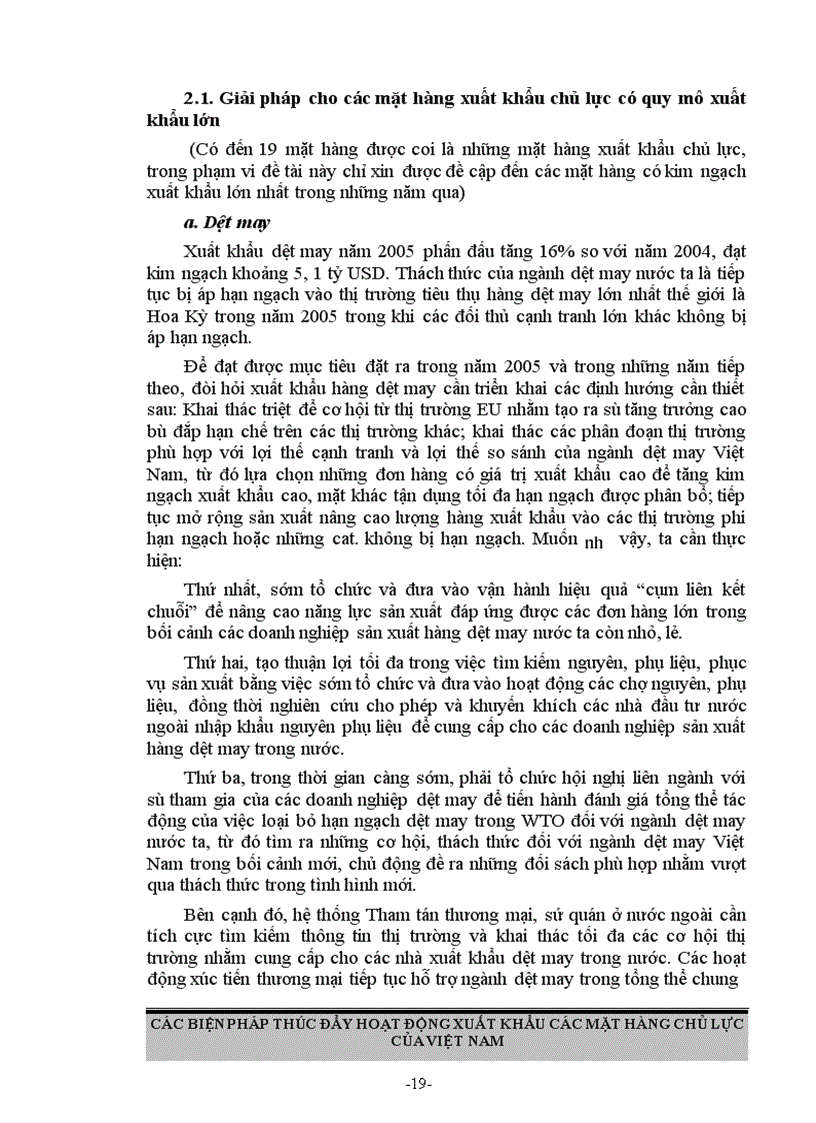image for page Các biện pháp thúc đẩy hoạt động xuất khẩu các mặt hàng chủ lực ở Việt Nam