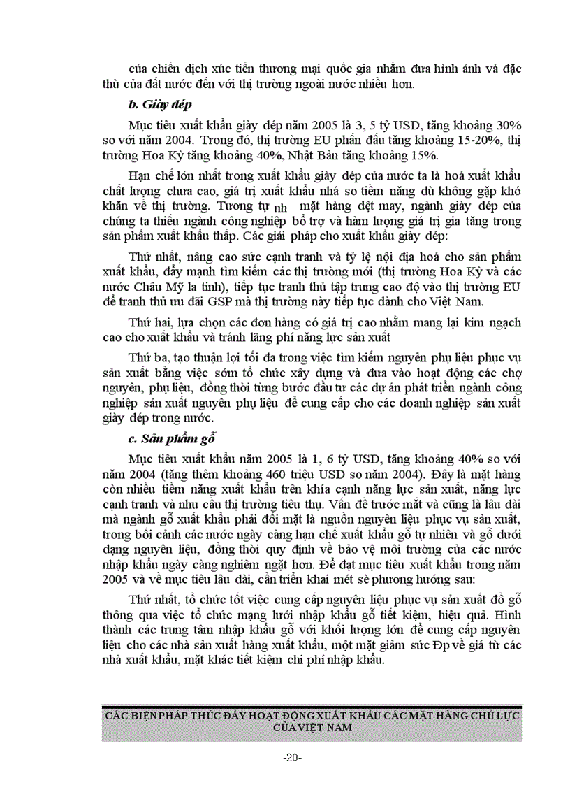 image for page Các biện pháp thúc đẩy hoạt động xuất khẩu các mặt hàng chủ lực ở Việt Nam