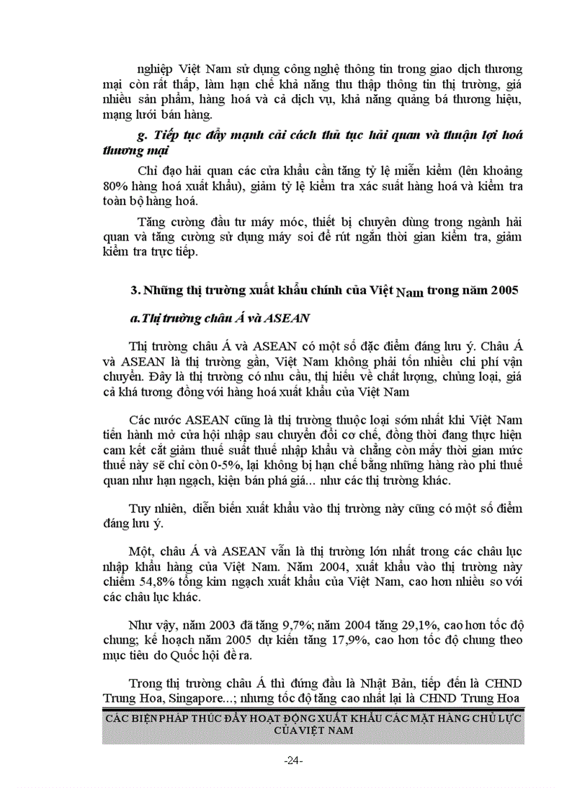 image for page Các biện pháp thúc đẩy hoạt động xuất khẩu các mặt hàng chủ lực ở Việt Nam