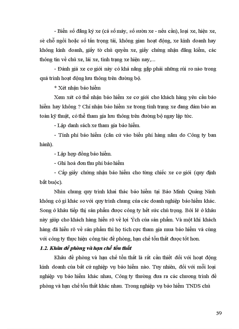 image for page Một số giải pháp nhằm hoàn thiện công tác giám định bồi thường trong bảo hiểm trách nhiệm dân sự chủ xe cơ giới đối với người thứ ba tại Công ty Bảo Minh Quảng Ninh