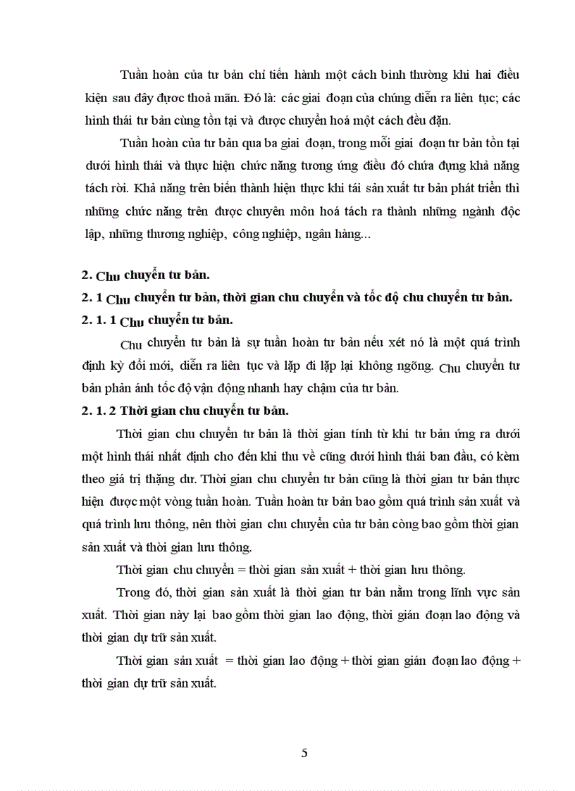 image for page Lý luận tuần hoàn và chu chuyển của tư bản.ý nghĩa của việc nghiên cứu lý luận đó trong việc quản lý và nâng cao hiệu quả sử dụng vốn của doanh nghiệp