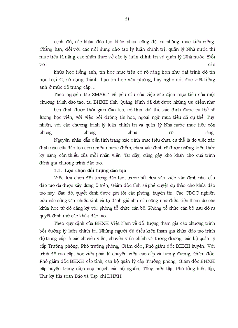 image for page Một số giải pháp cải tiến hoạt động đào tạo và phát triển cán bộ công chức nhà nước tại BHXH tỉnh Quảng Ninh