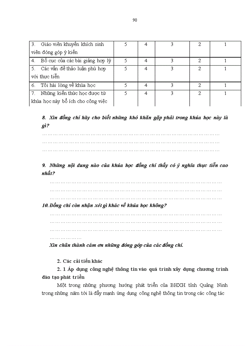 image for page Một số giải pháp cải tiến hoạt động đào tạo và phát triển cán bộ công chức nhà nước tại BHXH tỉnh Quảng Ninh