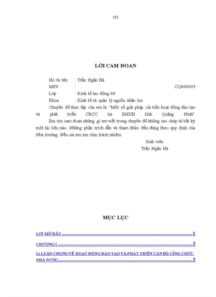 image for page Một số giải pháp cải tiến hoạt động đào tạo và phát triển cán bộ công chức nhà nước tại BHXH tỉnh Quảng Ninh