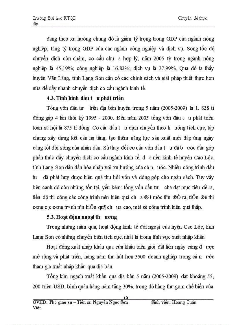 image for page Giải pháp cơ bản về chuyển dịch cơ cấu ngành kinh tế ở huyện Cao Lộc, tỉnh Lạng Sơn thời kỳ 2010-2015
