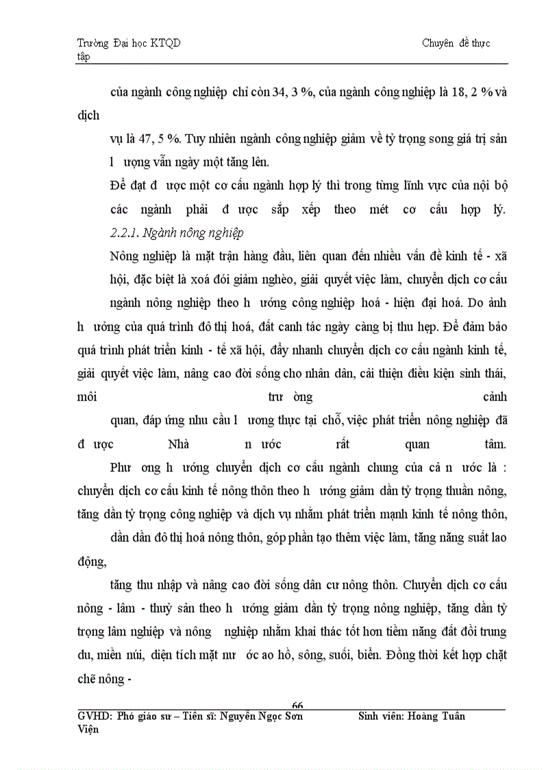 image for page Giải pháp cơ bản về chuyển dịch cơ cấu ngành kinh tế ở huyện Cao Lộc, tỉnh Lạng Sơn thời kỳ 2010-2015