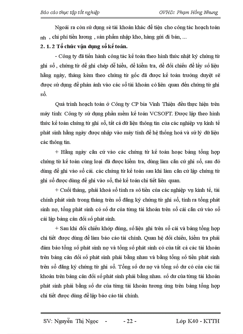 image for page Đánh giá thực trạng hoạch toán kế toán tập hợp chi phí sản xuất và tính giá thành sản phẩm tại Công ty CP Vĩnh Thiện