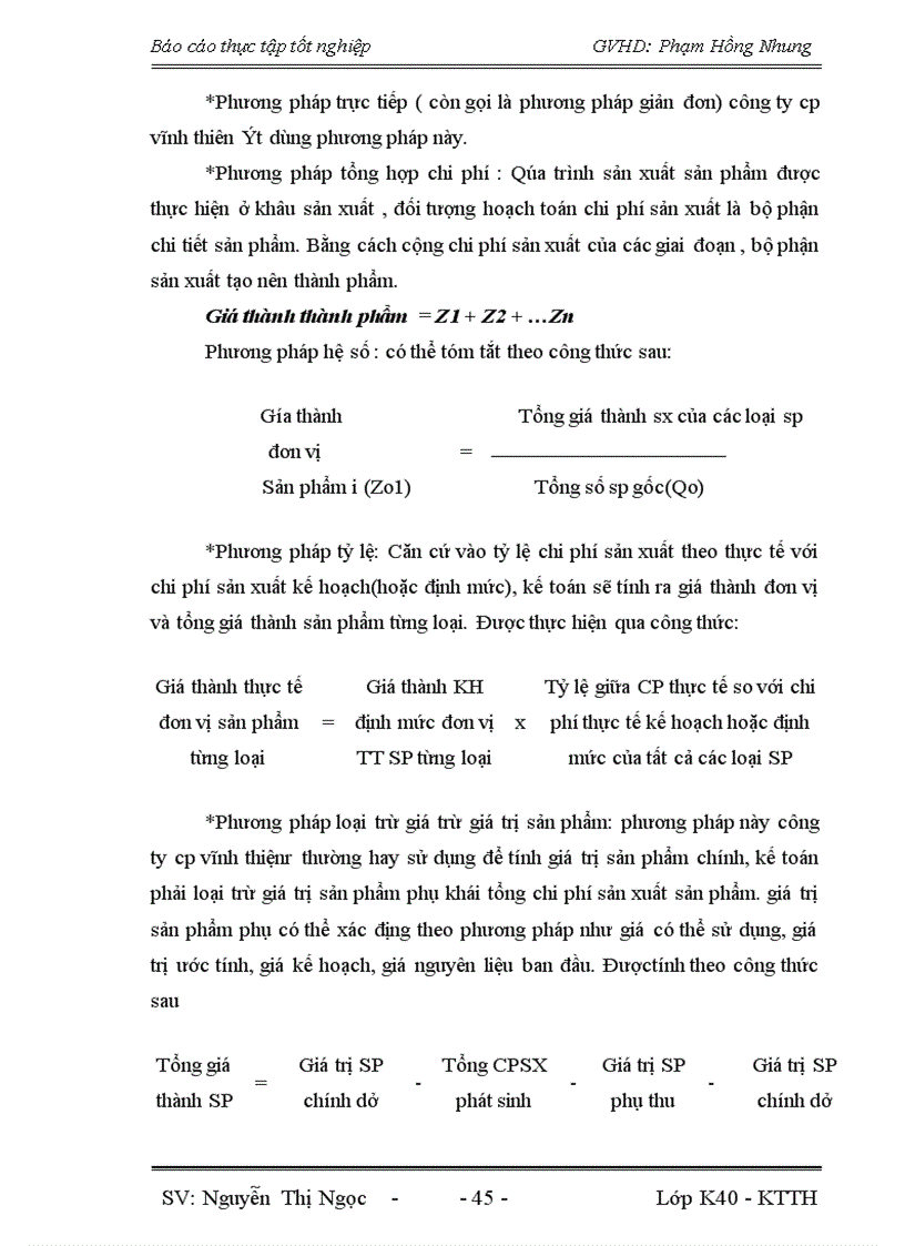 image for page Đánh giá thực trạng hoạch toán kế toán tập hợp chi phí sản xuất và tính giá thành sản phẩm tại Công ty CP Vĩnh Thiện