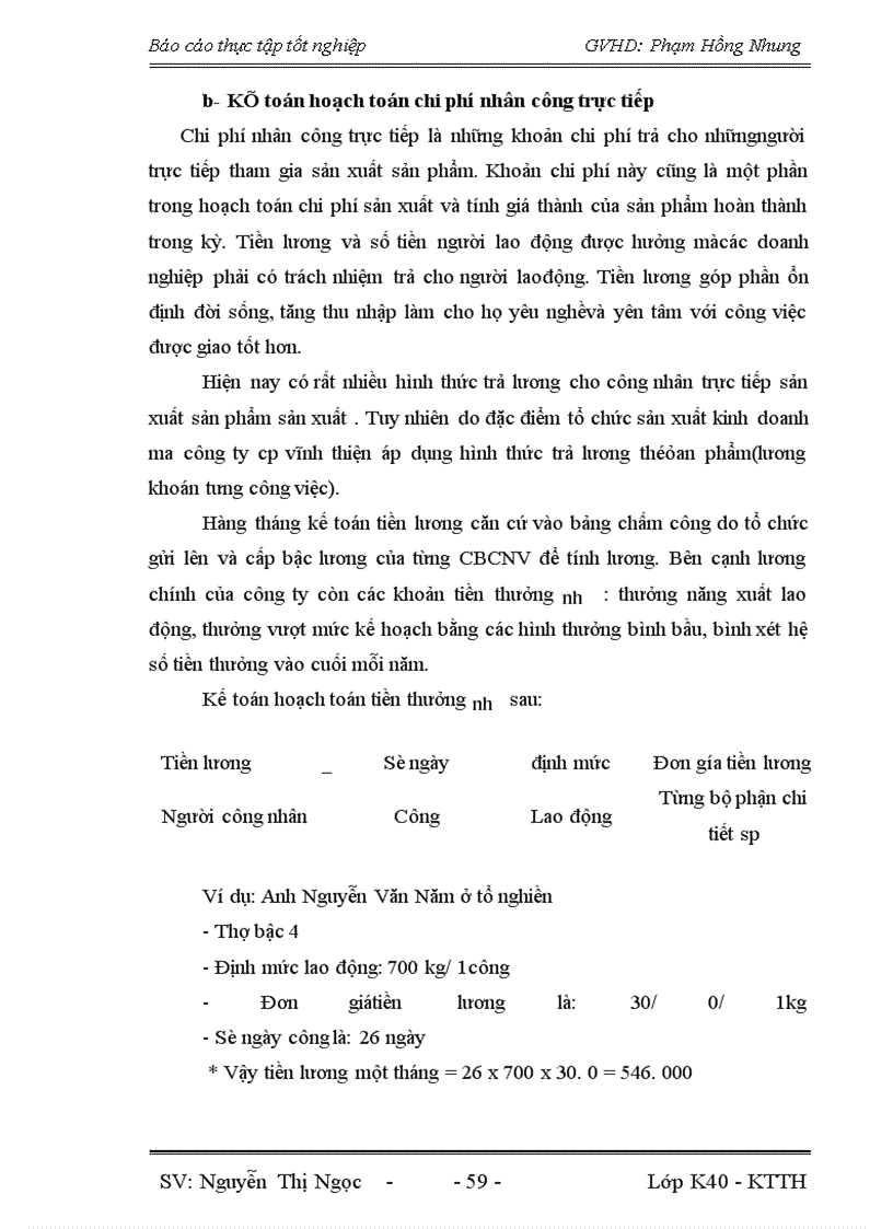 image for page Đánh giá thực trạng hoạch toán kế toán tập hợp chi phí sản xuất và tính giá thành sản phẩm tại Công ty CP Vĩnh Thiện
